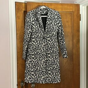 RACHEL ZOE Leopard Print Coat